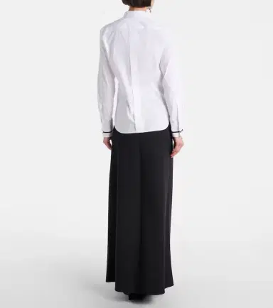 Max Mara Otranto cotton-blend poplin shirt | Thumbnail 3 Max Mara Otranto cotton-blend poplin shirt | Thumbnail 3