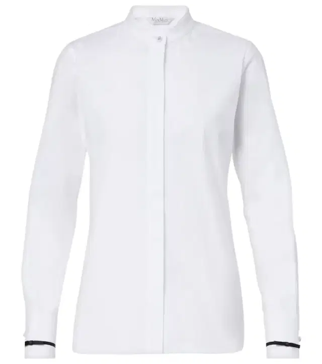 Max Mara Otranto cotton-blend poplin shirt