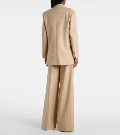 Max Mara Suez double-breasted cotton-blend blazer | Thumbnail 5 Max Mara Suez double-breasted cotton-blend blazer | Thumbnail 5