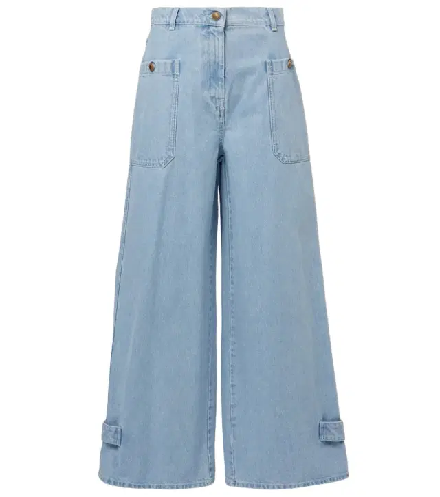 Max Mara Pugnale high-rise wide-leg jeans