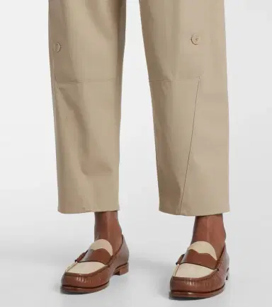 Max Mara Duomo cotton straight pants | Thumbnail 3