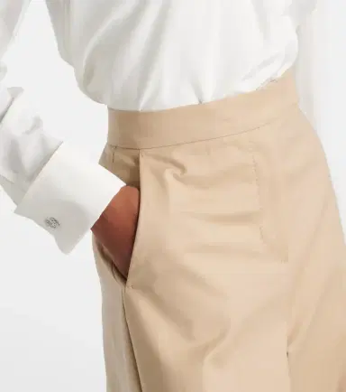 Max Mara Cotton-blend wide-leg pants | Thumbnail 3