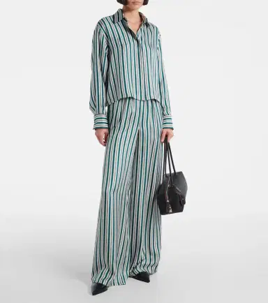 Max Mara Brama striped silk shirt | Thumbnail 2 Max Mara Brama striped silk shirt | Thumbnail 2