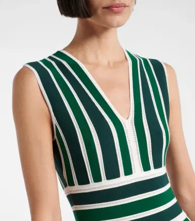 Max Mara Tallone striped maxi dress | Thumbnail 4