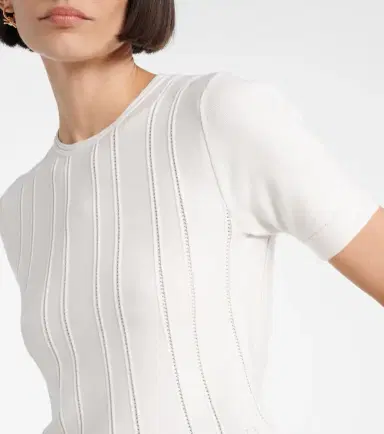 Max Mara Epoche peplum open-knit top | Thumbnail 4