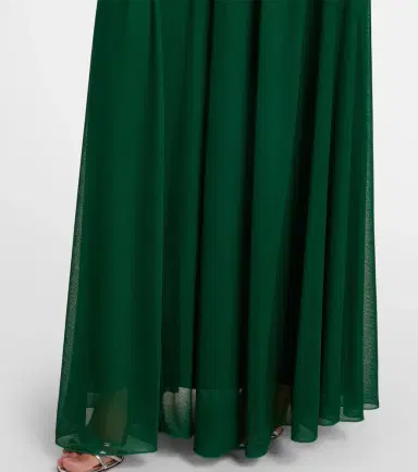 Max Mara Carnet mesh jersey maxi dress | Thumbnail 3 Max Mara Carnet mesh jersey maxi dress | Thumbnail 3