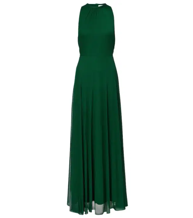 Max Mara Carnet mesh jersey maxi dress