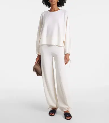 Max Mara Virgin wool wide-leg pants | Thumbnail 2 Max Mara Virgin wool wide-leg pants | Thumbnail 2