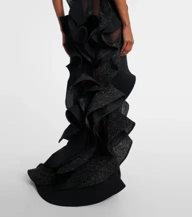 Maticevski Ellipsoid Wave ruffled gown | Thumbnail 6