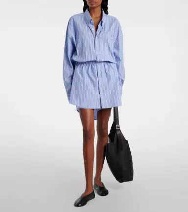 Maison Margiela Striped cotton poplin jumpsuit | Thumbnail 2 Maison Margiela Striped cotton poplin jumpsuit | Thumbnail 2