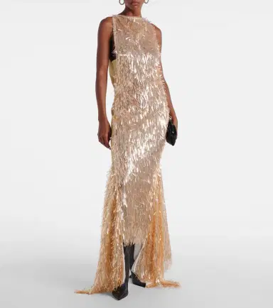 Maticevski Tiara sequinned asymmetric gown | Thumbnail 2