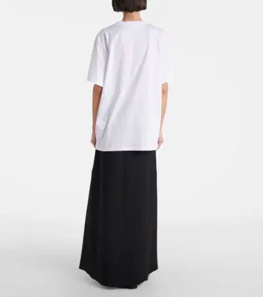Max Mara Sequoia logo printed cotton jersey T-shirt | Thumbnail 5