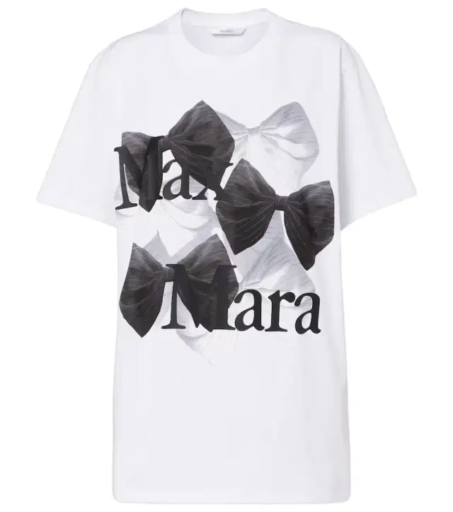 Max Mara Sequoia logo printed cotton jersey T-shirt