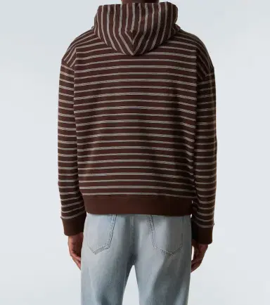Miu Miu Striped cotton hoodie | Thumbnail 2