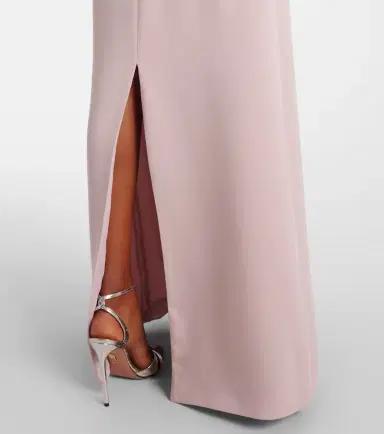 Costarellos Crystal-embellished caped gown | Thumbnail 3