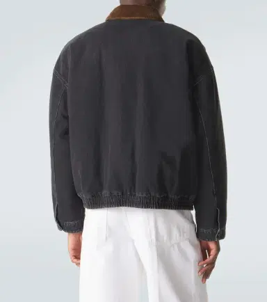Miu Miu Corduroy-trimmed denim blouson jacket | Thumbnail 6
