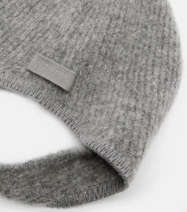 Jacquemus Ribbed-knit alpaca and wool-blend hood | Thumbnail 3