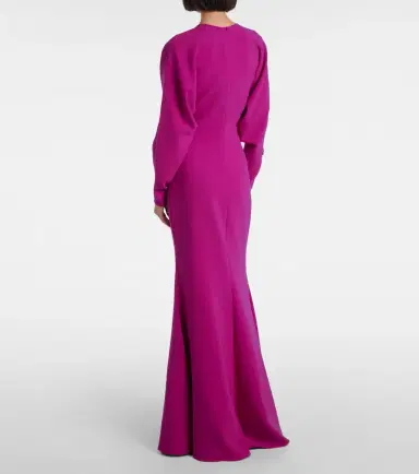 Costarellos Marla crystal-embellished crêpe gown | Thumbnail 6