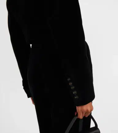Costarellos Cotton velvet blazer | Thumbnail 5