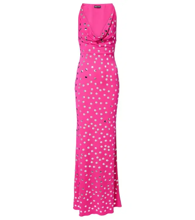 David Koma Polka-dot gown