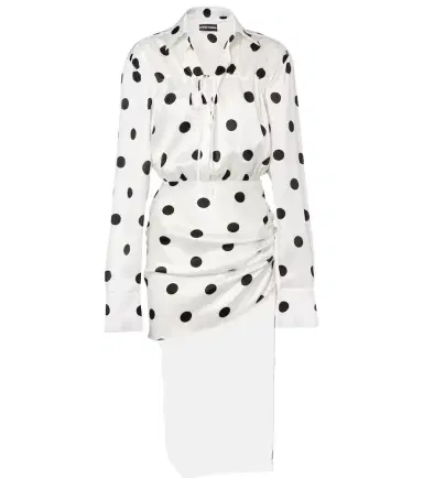 David Koma Polka-dot silk satin minidress | Thumbnail 1