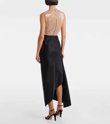 David Koma Sequined draped maxi dress | Thumbnail 3