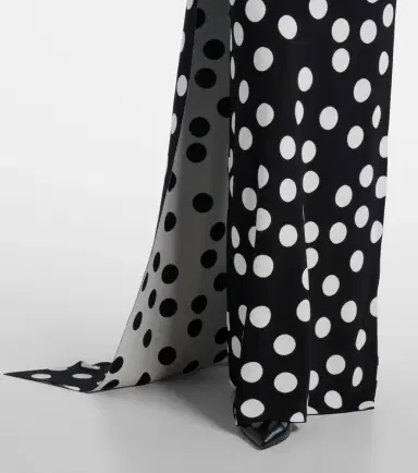 David Koma Polka-dot scarf-detail gown | Thumbnail 5