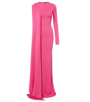 David Koma Scarf-detail jersey gown | Thumbnail 1