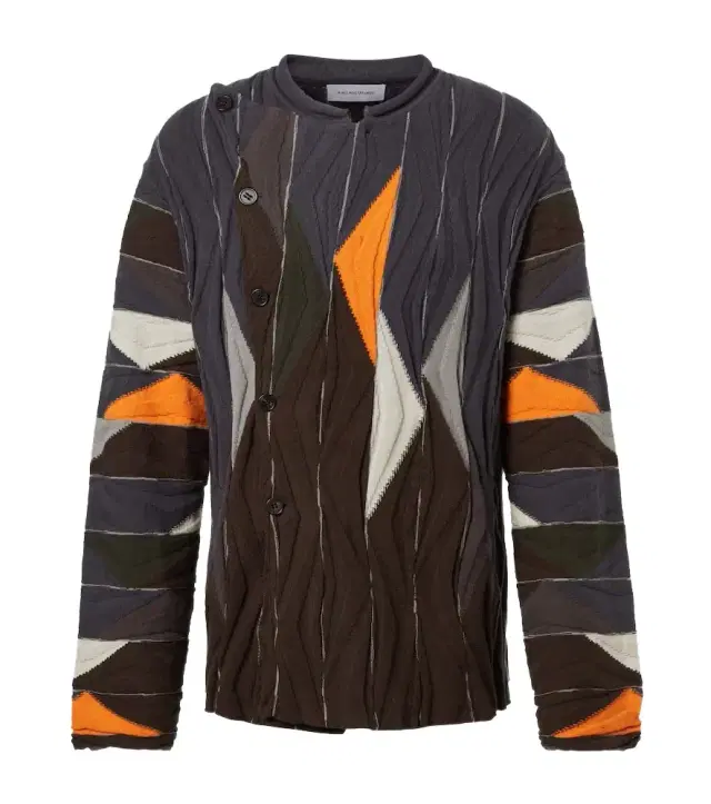 Kiko Kostadinov Raday asymmetric cotton cardigan