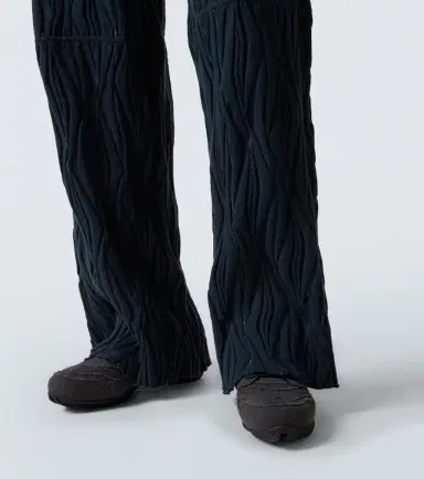 Kiko Kostadinov Raday knitted cotton wide-leg pants | Thumbnail 6