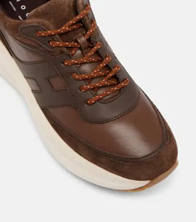 Hogan H696 leather platform sneakers | Thumbnail 4
