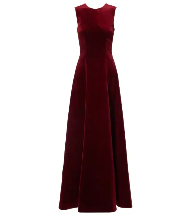 Emilia Wickstead Nodin cotton velvet gown