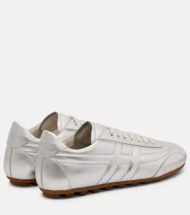Hogan Olympia metallic leather sneakers | Thumbnail 2