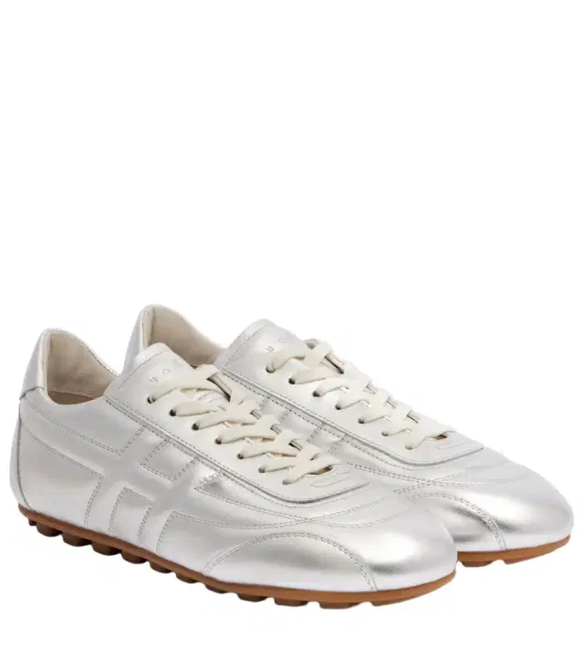 Hogan Olympia metallic leather sneakers