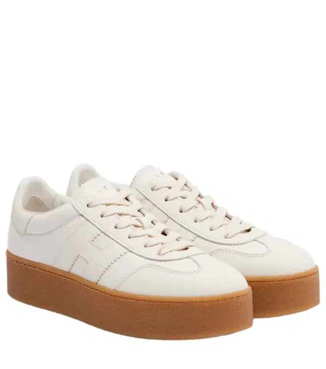 Hogan H681 leather platform sneakers