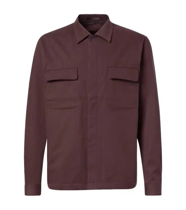 Sunspel Cotton and cashmere overshirt