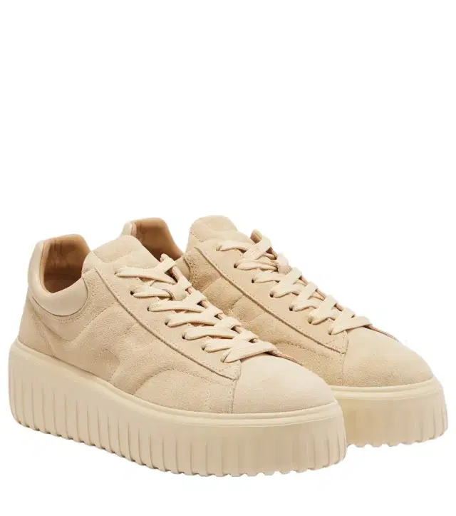 Hogan H-Stripes suede platform sneakers