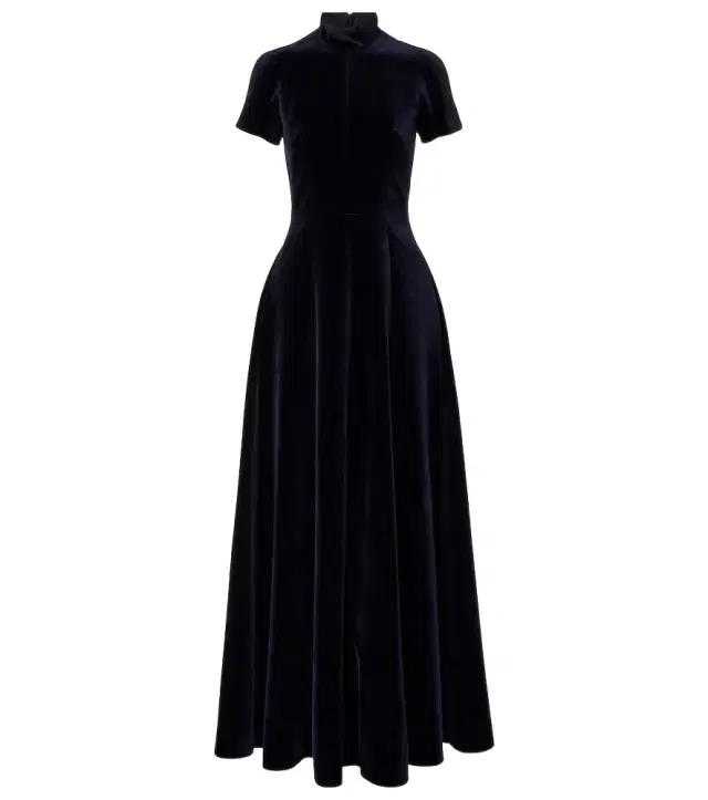 Emilia Wickstead Malinda cotton velvet gown