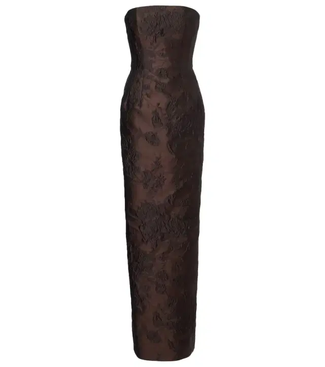 Laelia jacquard corset gown