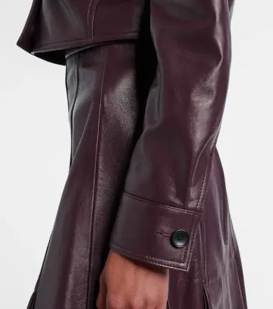 Emilia Wickstead Nics cropped leather jacket | Thumbnail 6
