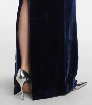Roland Mouret Scarf-detail velvet corset gown | Thumbnail 5 Roland Mouret Scarf-detail velvet corset gown | Thumbnail 5