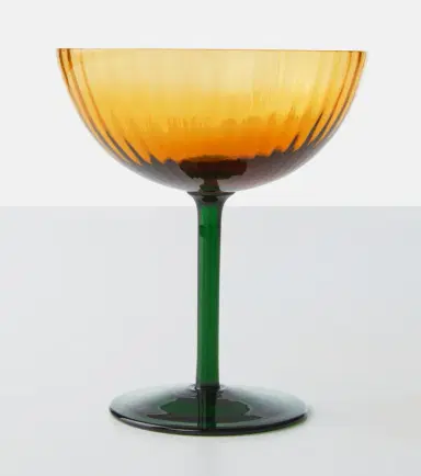 La DoubleJ Set of 2 Murano glass champagne coupes | Thumbnail 5