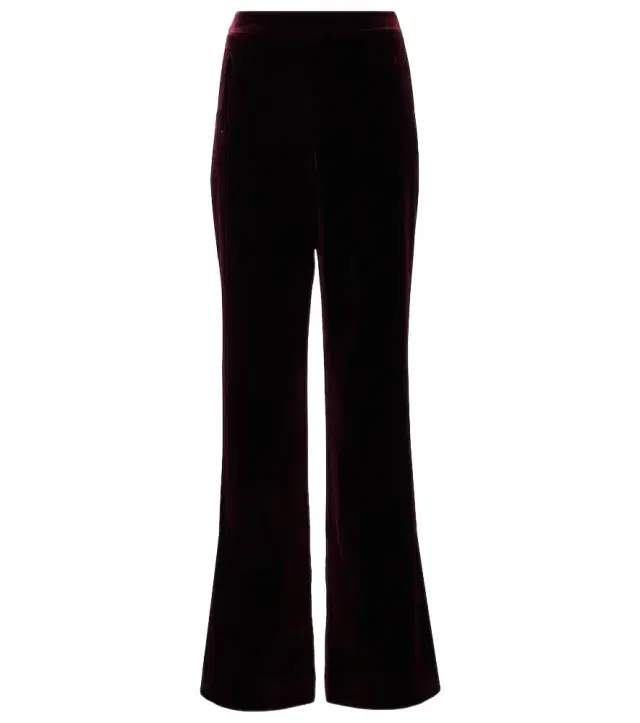 Roland Mouret Velvet wide-leg pants