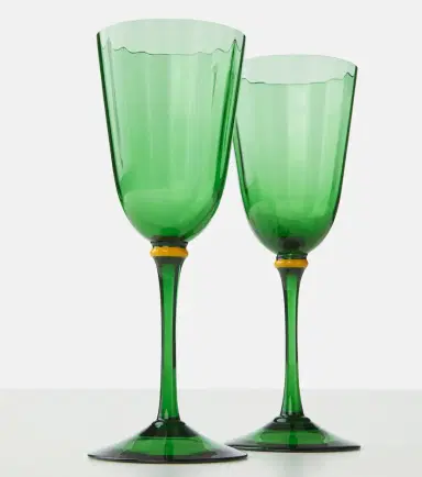 La DoubleJ Rainbow set of 2 wine glasses | Thumbnail 4