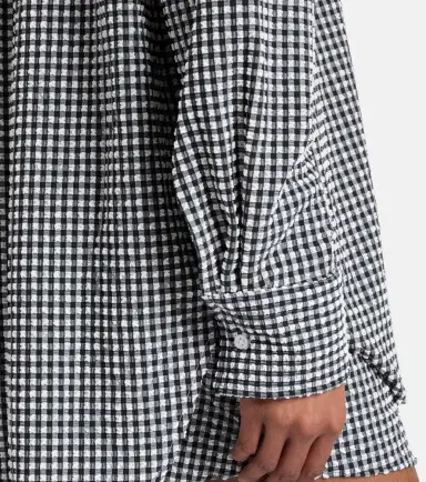 Hunza G Gingham oversized shirt | Thumbnail 3