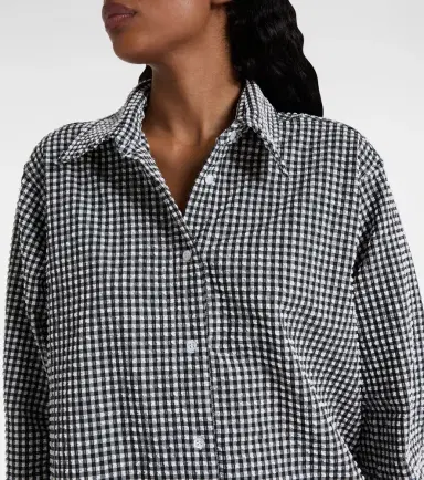 Hunza G Gingham oversized shirt | Thumbnail 5