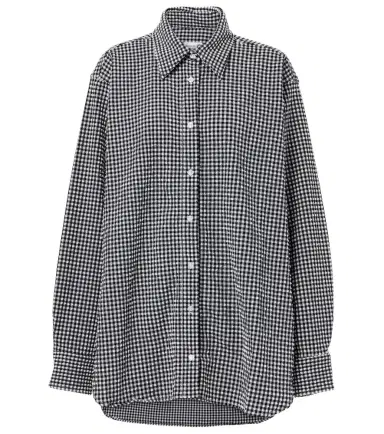 Hunza G Gingham oversized shirt | Thumbnail 1