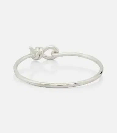 Bottega Veneta Knot sterling silver bracelet | Thumbnail 4
