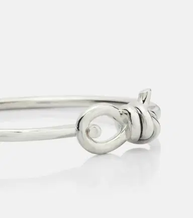 Bottega Veneta Knot sterling silver bracelet | Thumbnail 5