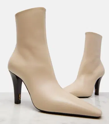 Saint Laurent Jill 95 leather ankle boots | Thumbnail 3